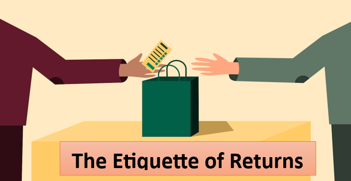Shopping Etiquette: Confident Item Returns